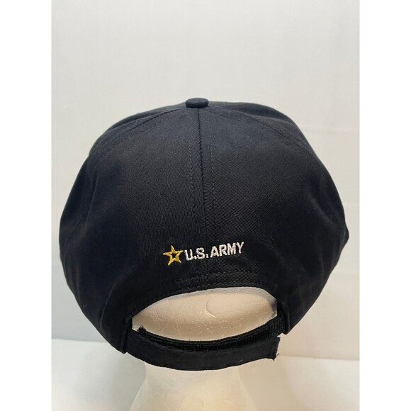 U.S. Army hat cap one size 7" strap back Union Wear SEIU made USA black - Picture 3 of 7